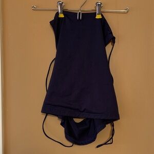 SHEIN Dark Blue Strappy Back Top